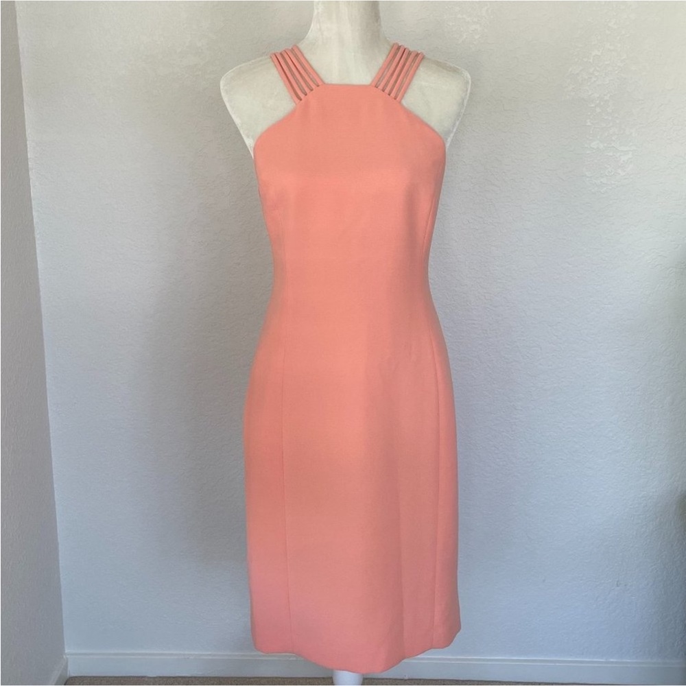 NWOT Calvin Klein Coral Peach Dress